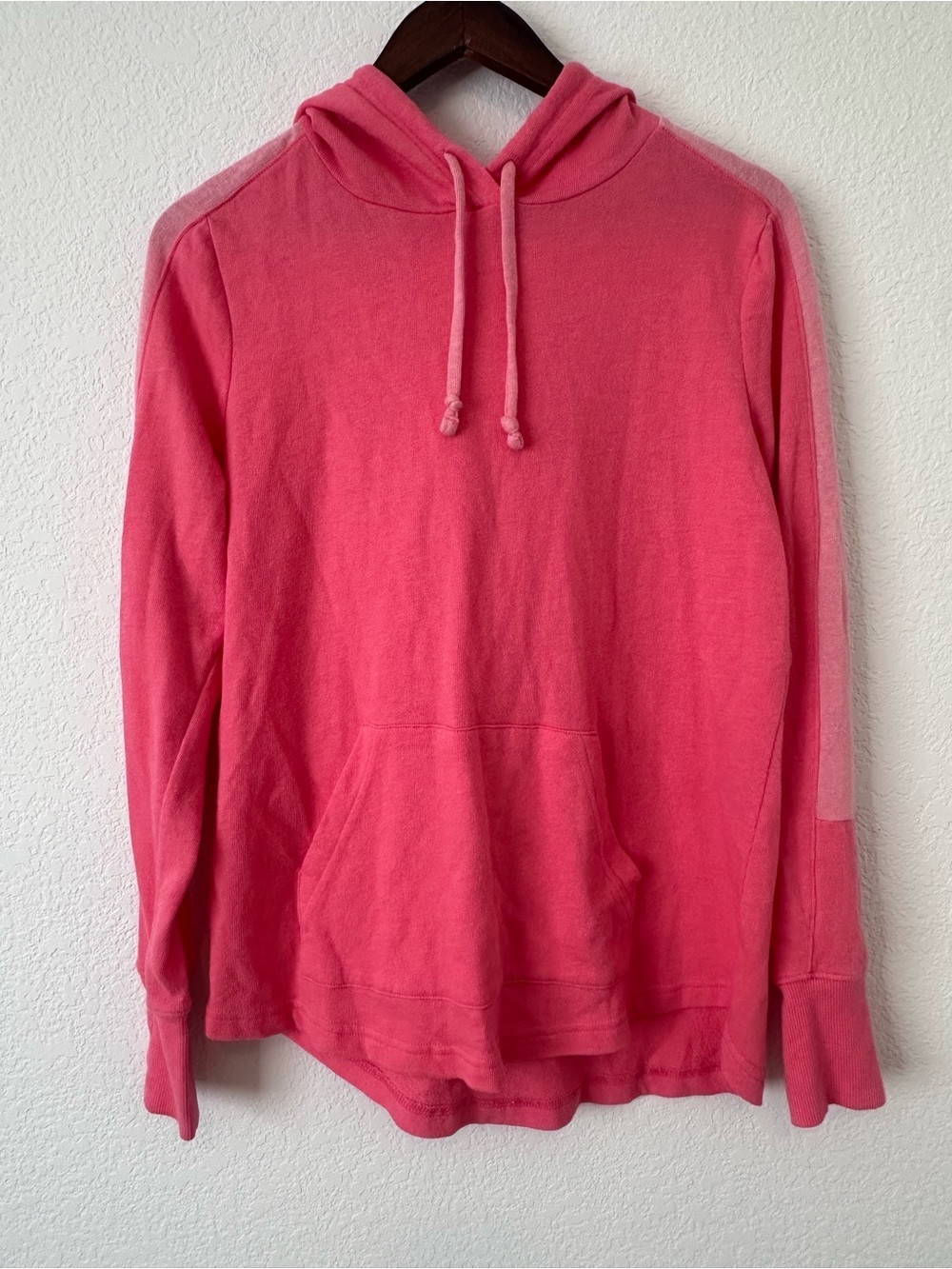 tek gear Pink Hooded Crewneck Sweater
